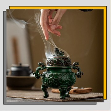 🔥臺灣出貨🔥跨境熱賣 高檔蘇工香爐 仿故宮檀香爐 復古大明獅子爐 仿古宣德爐 香道創意香薰爐 三足熏香爐 室內家用熏