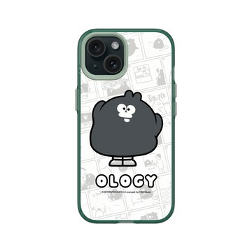 iPhone 15 Clear 憂墨綠 - 奧樂雞 Ology - 我是誰? 我在哪裡?