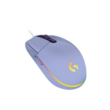 【 Logitech 羅技 】G102 紫色 LIGHTSYNC RGB 6 鍵 炫彩遊戲滑鼠 有線