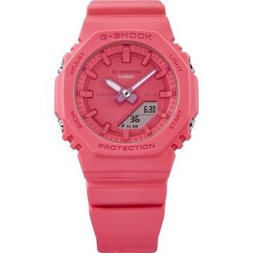 CASIO 卡西歐 G-SHOCK X ITZY 單色美學 八角 雙顯女錶 GMA-P2100-4A
