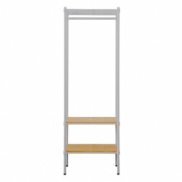 dayneeds 日需百備 松木烤漆三層單桿衣櫥  60 x 30 x 180cm  白色  3層