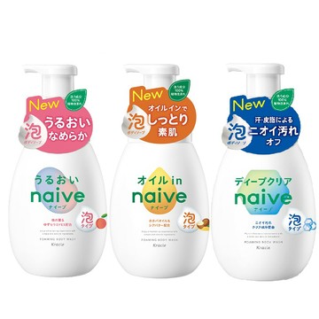 Kracie naive娜艾菩沐浴泡泡(600ml/瓶) 三款可選