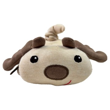 Organic Natural Charm 有機棉 小鹿震動玩偶/嬰兒安撫震動玩具/新生兒哄睡神器  米色  1個  15cm