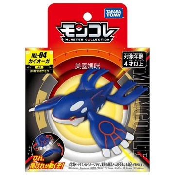 【美國媽咪】Pokemon GO 精靈寶可夢 ML-04 蓋歐卡 神獸 傳說寶可夢 任天堂 神奇寶貝 公仔 生日 禮物