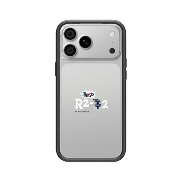 iPhone 18 Pro Max Mod NX -邊框背蓋組合 (相機按鈕) 黑 - 迪士尼-星際大戰 Star Wars - R2D2-剪紙系列