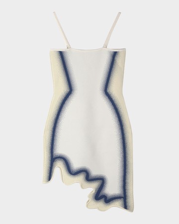 Camassia UV Reactive Wavy Asymmetric Dress