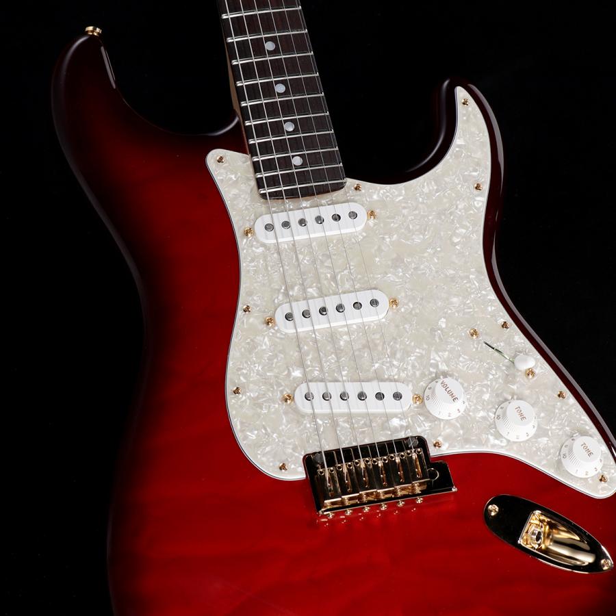 Fender Custom Shop   Custom Built Custom Stratocaster AA Quilt Trans Red Burst(S N CZ570828 )(渋谷店)