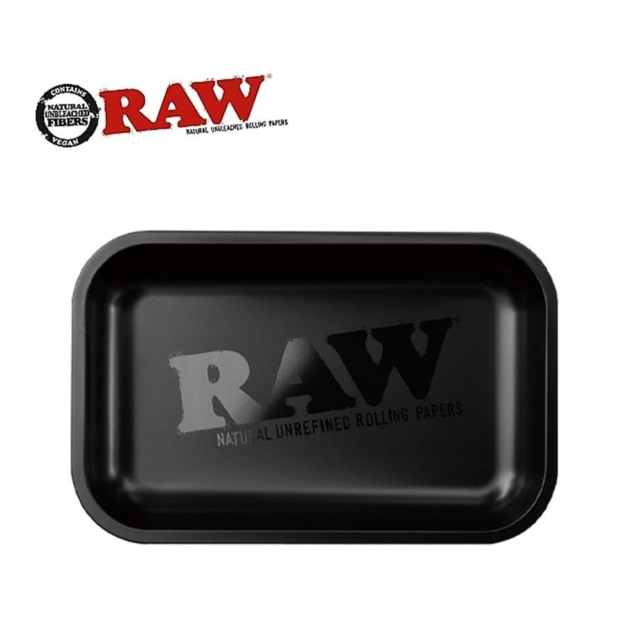 RAW トレー マット ブラック スモール メタル 手巻きたばこ ロウ ローリング トレイ 正規品