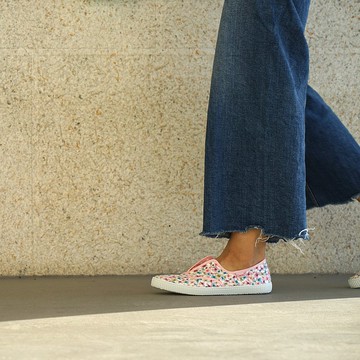 西班牙國民帆布鞋 CIENTA 55012 03 蝴蝶 經典布料 大人