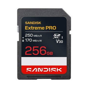 【SanDisk】Extreme PRO 256G SDXC UHS-I U3 V30 相機用記憶卡