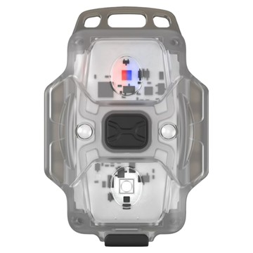 armyTek CRYSTAL WRGB USB-C 多功能頭燈 鑰匙扣燈/警示燈/帽沿燈/單車燈 內建電池 5合1燈  白光 + 紅光 + 藍光  1個