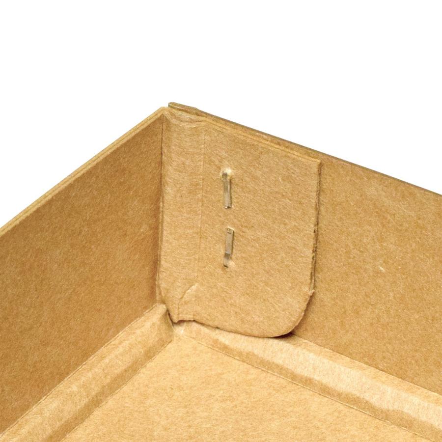 紙箱 ラッピング クラフトボックス フタ付き 彩箱ヴィンテージ チャコールグレイxキャメル セット