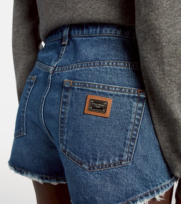 Dolce & Gabbana Frayed denim shorts