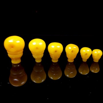 黃玉髓奶嘴一體三通佛珠108顆佛珠佛塔DIY金剛菩提手工配件材料