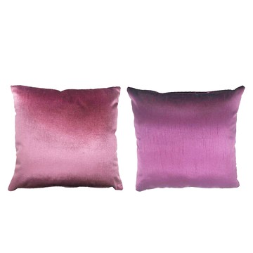 J&N 絲絨撞色抱枕 2入  45 x 45cm