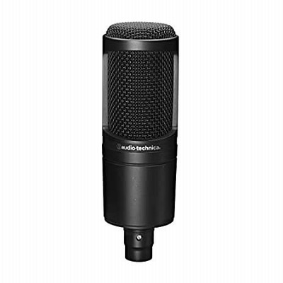 Audio-Technica AT2020 Cardioid Condenser Studio XLR Microphone, Ideal for P