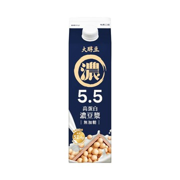 [家速配]大醇豆5.5無加糖濃豆漿※實際到貨效期約4天以上