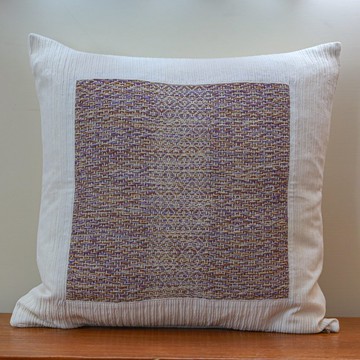 【守護之眼】手工梭織抱枕/靠枕-丁香紫