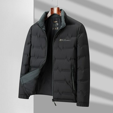 【巴黎精品】現貨+預購 真羽絨90%鴨絨羽絨外套羽絨衣夾克-保暖簡潔俐落無負擔感男外套4色a1ix41