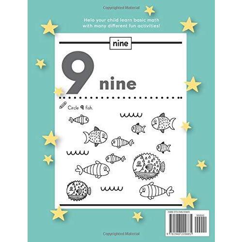 Preschool Math Workbook for Toddlers Ages 2ー4: Beginner Math Preschool Lear