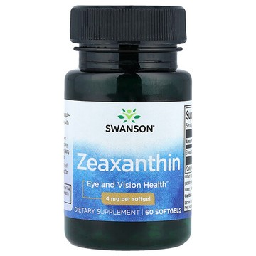 Swanson Vitamins, 玉米黃質，4 毫克，60 粒軟凝膠