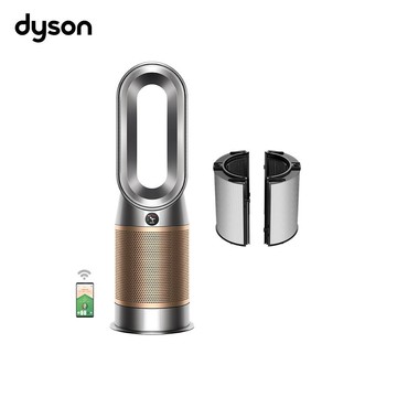 Dyson 戴森【效率等級5】HP12 Purifier Hot+Cool De-NOx 三合一甲醛NOx偵測涼暖空氣清淨機(鎳金色)贈原廠濾網一組