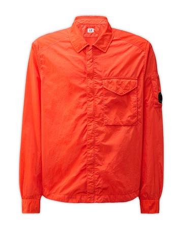 C. p. Company Regular Fit Zip Up Shirt Jacket
