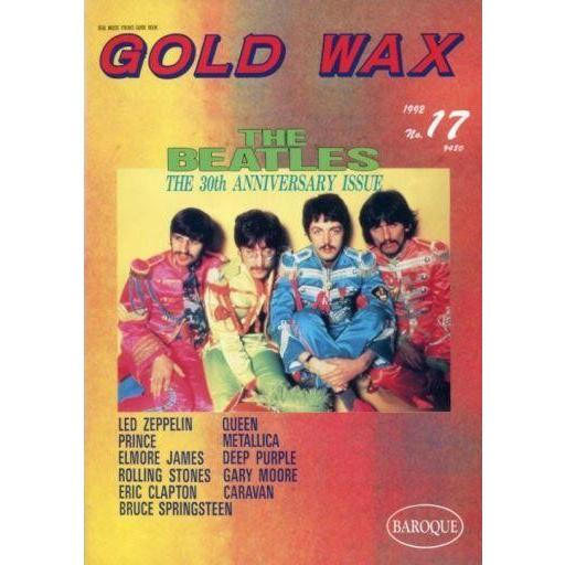 中古音楽雑誌 GOLD WAX 1992年 No.17 ゴールド・ワックス