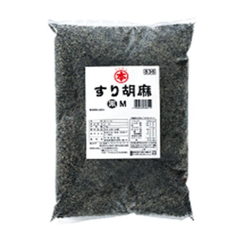 竹本油脂　すり胡麻　黒　Ｍ　1kg×12袋