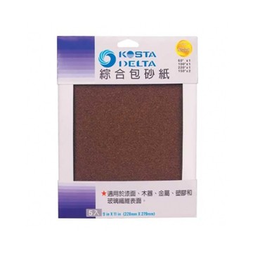 氧化鋁砂紙綜合包 5入