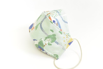 舟型口罩 - 郊遊-綠