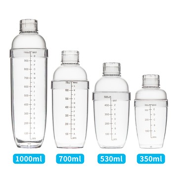 透明雪克杯 【C062】 350ml 530ml 700ml 1000ml 刻度雪克杯 搖搖杯 調酒杯 調酒器 調飲杯 手搖杯 調酒用具 酒吧用具 餐廚用品 酒類用品