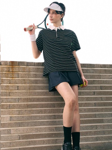 Jersey Skirt Pants Golf [Black]