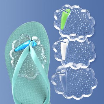 大友los2266參組花邊夾腳前掌墊人字拖鞋涼鞋自粘調碼半碼墊顆粒止滑減震腳掌墊