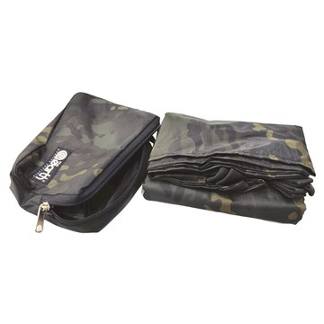 the earth 天幕 耐水壓2000mm  展開248 x 144cm 收納18 x 14 x 5cm  黑迷彩