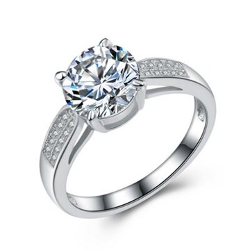 現貨+預購 925純銀戒指鑲鑽銀飾-時尚擁有浪漫鑲鑽七夕情人節生日禮物女配件73an147【獨家進口】【米蘭精品】