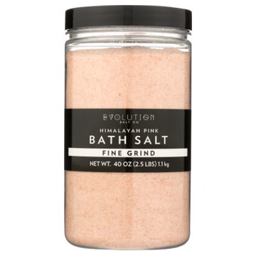 Himalayan Bath Salt Fine Grind 40 oz by Evolution Salt