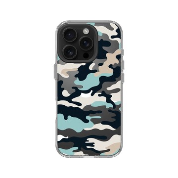 iPhone 16 Pro Clear 透明 - Camouflage / 迷彩 - 仿布迷彩