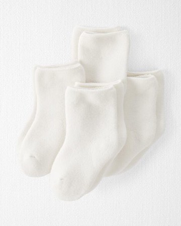 4-Pack Organic Cotton Terry Socks