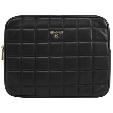 MICHAEL KORS Jet Set Charm 絎縫筆電平板萬用包.黑