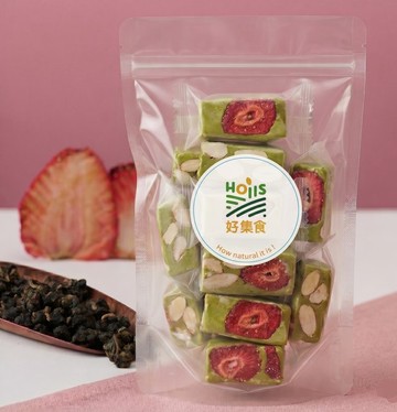 經典果乾牛軋糖_草莓包種茶、原味鳳梨、綜合莓果
