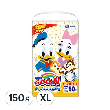 GOO.N 大王 日本製拉拉褲/尿布 迪士尼  XL  150片