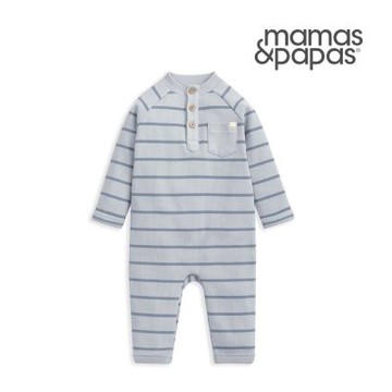 Mamas&Papas 海岸線條-長袖連身兔裝