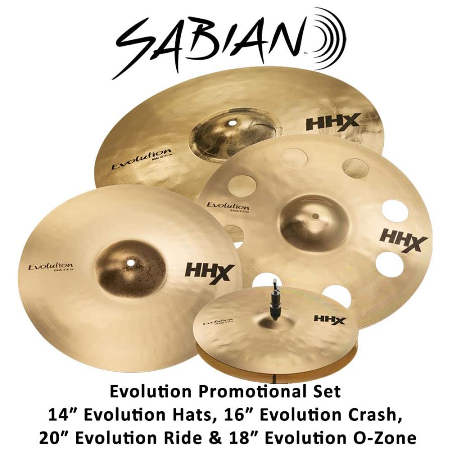 Sabian HHX Evolution Promotional Cymbal Set