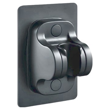 小麥購物 蓮蓬頭底座 ABS材質 黑色  12 x 8cm  5個