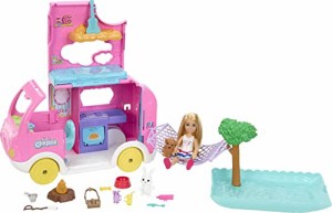 バービー バービー人形 Barbie Camper, Chelsea 2-in-1 Playset with