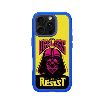 iPhone 16 Pro Clear 激光藍 - 迪士尼-星際大戰 Star Wars - 黑武士-Useless to Resist