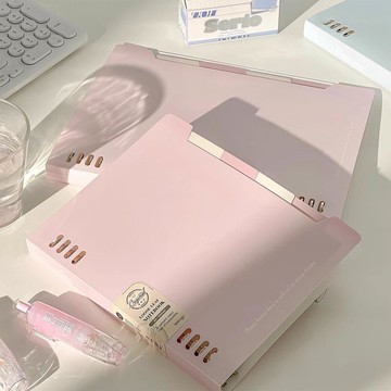 臺灣🎀筆記本 手賬本 活頁本【文谷】活頁筆記本本子不硌手可拆卸B5高顏值記事本a5學生專用活頁夾