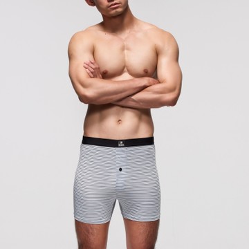 DADADO-黑標系列 M-3L寬鬆中腰四角男內褲(大洋灰) 超細纖維-GK9249FW