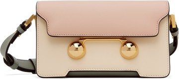 Marni 多色迷你 Leather Trunkaroo 单肩包
